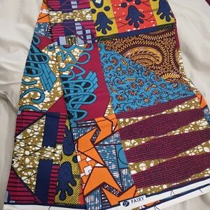 4 Yards African Print Ankara Fabric